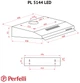 Вытяжка PERFELLI PL 5144 BR LED - изображение 10