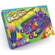 Набір для творчості Кінетичний пісок DankoToys KidSand 3кол по 400гр + 8 формочек і пісочниця KS-02-02 - зображення 1