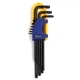 Ключі торцеві TORX 9 шт довгі, T10, T15, T20, T25, T27, T30, T40, T45, T50, CrV - зображення 3
