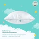 Подушка детская для сна Sei Design Soft Антиаллергенный искусственный лебяжий пух Белая 40х60 см (4820182656637_1) - изображение 5