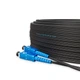 Патч-корд оптичний NanoConnect FTTH SC/UPC-SC/UPC Чорний LSZH, Singlemode G.652.D, Simplex - 100 м - зображення 3