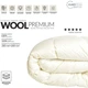 Одеяло IDEIA всесезонное евро 200х220 см Wool Premium овечья шерсть Натуральная двухслойная (4820182656699) - изображение 5