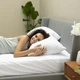 Подушка IDEIA Nordic Comfort+ Антиаллергенное волокно Чехол стеганый с молнией Белая 50х70 см (4820227285624) - изображение 10