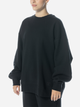 Bluza damska bez kaptura Nike Jordan Flight Fleece Crew Wmns "Black" FB5116-010 S Czarna (196607221686) - obraz 1