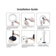 Набор блогера Puluz Ring USB LED lamp 10.2"+ table mount 140cm (PKT3039) - изображение 2