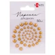 Перлини SANTI 952636 бронза, самоклеючі (50шт.) /952636/ - изображение 1