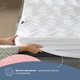 Наматрасник IDEIA Nordic Lux натяжной с бортом по периметру 180х200х35 Антиаллергенное волокно со стежкой Белый (4820227285877) - изображение 5