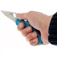 Ніж Spyderco Delica 4 Flat Ground Blue (C11FPBL) - зображення 7