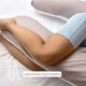 Подушка П-форма IDEIA 140х75х20 см U-shape для беременных, реабилитации и повседневного комфорта С наволочкой на молнии Антиалергенная Желто-синяя (2200004281308) - изображение 11