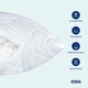 Подушка IDEIA H&S Standart Plus на молнии 70 x 70 см Белый (2200004125572) - изображение 2