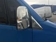 Накладка возле зеркал (2 шт, нерж) OmsaLine - Итальянская нержавейка для Mercedes Sprinter 2006-2018 гг - изображение 3