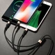Дата-кабель 3 в 1 Lightning + MicroUSB + Type-C to USB 1m Hoco X26 - изображение 4
