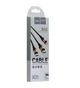 Дата-кабель 3 в 1 Lightning + MicroUSB + Type-C to USB 1m Hoco X26 - изображение 7