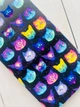 Матовий чохол з рожевими боками на Samsung Galaxy J3 / J310 :: Котики Фон (принт 362) - зображення 2