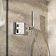Душова система прихованого монтажу GROHE QuickFix Precision 34879000 із верхнім душем латунь хром CV033603 - зображення 3