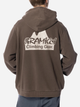 Bluza męska z kapturem oversize Gramicci Climbing Gear Hooded Sweatshirt "Brown Heather" G3FU-J078-BROWN-PIGM M Brązowa (195612541857) - obraz 2