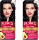 Набор Florex Super Стойкая крем-краска для волос Кератин 1.6 Сине-черный х 2 шт (4823001603287) - изображение 1