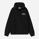 Худі оверсайз чоловіче Carhartt WIP Hooded Onyx Script Sweat "Black" I032865-0D2XX S Чорне (4064958855903) - зображення 1