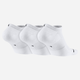 Zestaw męskich skarpet Nike Jordan Brand Jumpman No-Show 3-Pack "White" SX5546-100 M 3 par Biały (659658604308) - obraz 2