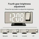 Цифровые часы c проекцией на потолок DS-3618LP Настольные с с зеркальным LED дисплеем Черный - изображение 6