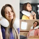 Подушка для путешествий IDEIA Memory Foam с памятью Ортопедическая 30х40 см (2200003694987) - изображение 6
