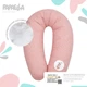 Подушка для беременных и кормления Papaella 30 х 170 см Горошек пудра (4820227284986) - изображение 4