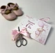 Конверт для першого локона з іменем дитини Зайчик з кулькою HeyBaby - изображение 2