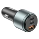 Автомобильное зарядное устройство в прикуриватель Hoco NZ9 PD65W |2Type-C/1USB, QC/PD, 65 Вт Черный - изображение 1