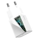 Зарядное устройство Baseus Super Si 1C 20W With Simple Wisdom Data Cable Type-C/iP White (TZCCSUP-B02) - изображение 4