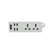 Сетевой фильтр питания Voltronic TВ-Т07, 2роз, 4*USB White (ТВ-Т07-White) - изображение 1