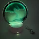 Настольная LED лампа ночник RGB песочные часы Картина подвижный песок USB светильник UKC 3D Sandscape синий - изображение 2