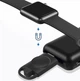 Портативное магнитное зарядное устройство VIKEFON JT09 2 в 1 для Apple Watch черное (78285615) - изображение 4