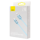 Кабель Baseus CAJY001203 Crystal Shine Series Lightning 2.4A 2m 480 Мбит/с sky blue - изображение 3