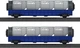 Вагоны-контейнеры для железной дороги Märklin 44117 Серый/Синий - изображение 1