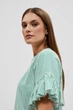 Футболка жіноча MOODO 4026 XL зелена - изображение 2