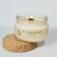 Ароматична свічка 4 Seasons Candles Banana Nut Bread 100 мл деревʼяний гніт 20год - зображення 5