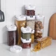Комплект контейнеров для хранения сыпучих продуктов food storage container с герметичной белой крышкой 7шт - изображение 4
