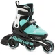 Роликовые коньки Rollerblade Microblade 3WD 2023 aqua-white 36.5-40 07221700-2V6 - изображение 1