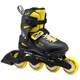 Роликові ковзани Rollerblade Fury 2023 black-yellow 33-38 07373500-800 - зображення 1