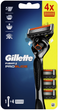 Maszynka do golenia Gillette Fusion5 + wymienne wkłady 4 szt (7702018610280) - obraz 1