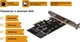 Плата расширения Frime PCI-E x4 to M.2 (B & M Key) NGFF (ECF-PCIEtoSSD001.LP) - изображение 4