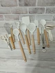 Кухонний набір ножів та аксесуарів Kitchenware Set 25 предметів білий - зображення 5