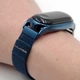 Ремінець металевий MiJobs Milanese Loop Magnet clasp для браслета Xiaomi Mi Band 3/4/5/6 Deep Blue (mrk2525) - зображення 2
