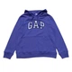 Худі жіноче GAP на флісі,бузкове з контрастним лого, S - изображение 1
