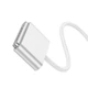 Кабель MagSafe 3 на Type-C для заряджання MacBook HOCO Stone magnetic charging cable (140W, 2m, магнітний). White - зображення 2