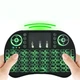 Беспроводная мини клавиатура (Eng/Ru) с тачпадом и подсветкой Keyboard i8mini для смарт ТВ/ПК/планшетов/телефонов Черная - изображение 1