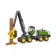 Масштабная модель автомобиля Bruder Харвестер John Deere 1270G с 1 бревном (02135) - изображение 4