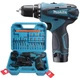 Акумуляторний шуруповерт 12V з набором Makita DF330DWE, набір біт та запасний акумулятор - зображення 2