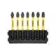Набор бит DeWALT в касете для Tough Case, FlexTorq, L=57 мм, Рh1,Рh2-2шт,Рz1,Рz2-2шт.Рz3 (DT70819) - изображение 1
