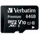 Карта памяти Verbatim 64GB microSDHC Class 10 (44084) - изображение 2